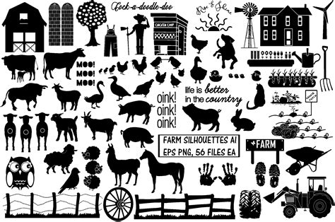 Farm Silhouette Design