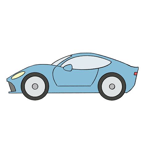 How To Draw A Cartoon Sports Car - Elementchampionship Jeffcoocctax