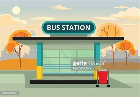 bus stop - Clip Art Library