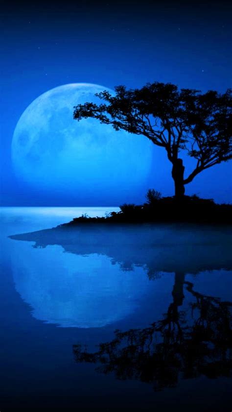 Blue Moon Wallpaper