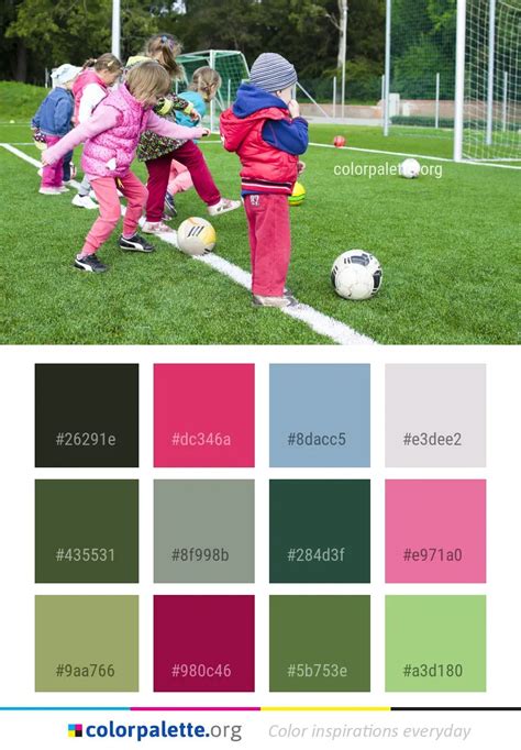 Sports Player Team Sport Color Palette | colorpalette.org