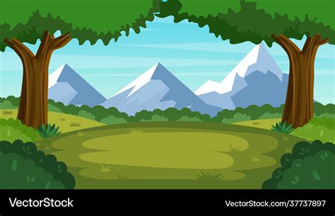 Cartoon Forest Background Portrait - Forest Cartoon Rendering에 대한 이미지 ...