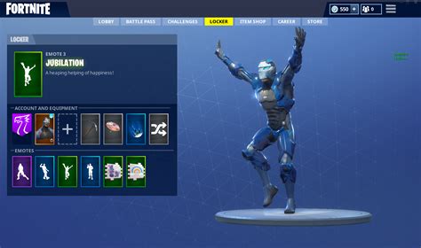 The Jubilation Emote brakes Carbide's mask : r/FortNiteBR