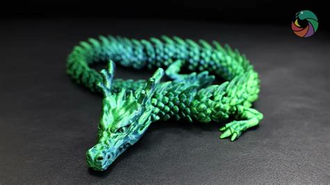 Dual Color 3D Prints Dragon - YouTube