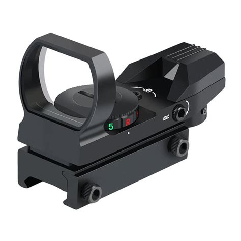 Feyachi Reflex Sight - Adjustable Reticle (4 Styles) Both Red and Green ...