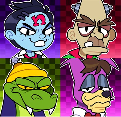 Crash Bandicoot Villains (Art by Krazy) : crashbandicoot