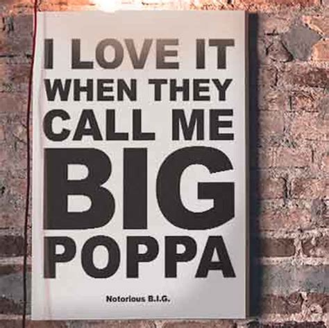 Big Poppa Printable Big Papa Big Poppa Poster Notorious | Etsy