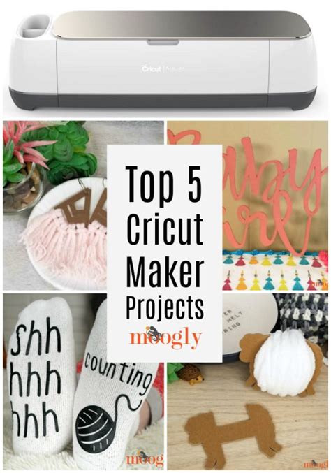 Top 5 Cricut Maker Projects on Moogly | Maker project, Cricut, Cricut ...