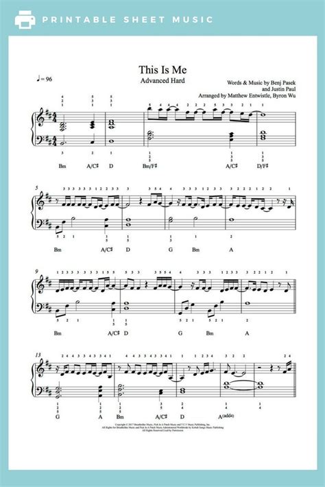 This Is Me Piano Chords | Piano Chord Songs