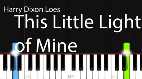 Harry Dixon Loes - This Little Light of Mine Piano Tutorial | Piano ...