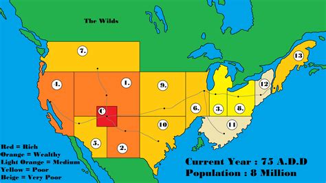 My impression of the map of Panem from the Hunger Games. Shows ...