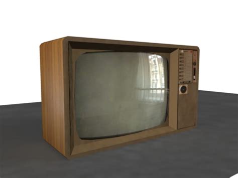 3d old tv model