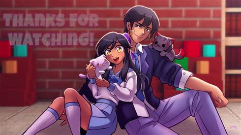 Download Aphmau And Aaron Sweet Wallpaper | Wallpapers.com