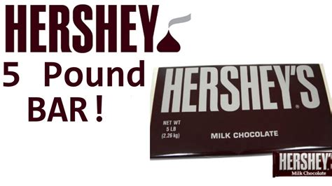 Hershey's 5 Pound Bar! (Unboxing) - YouTube