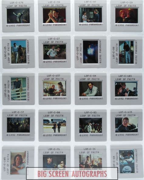 Leap of Faith 35mm slides | Big Screen Autographs