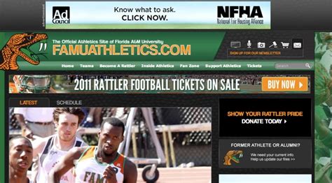 FAMU Athletics Launches New Website