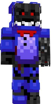 withered bonnie FNAF2 | Nova Skin | Bonnie, Fnaf minecraft, Minecraft skins