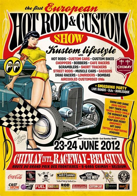 show poster art | Hot rods, Vintage hot rod, Kustom