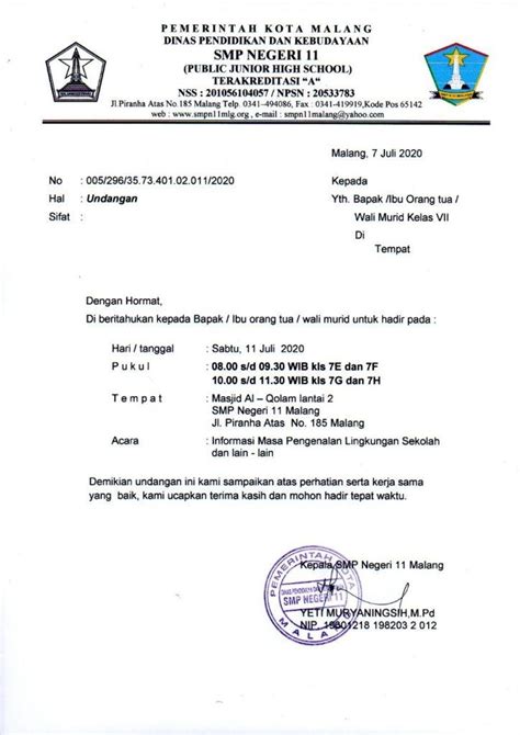 9 Contoh Surat Undangan Rapat Resmi untuk Berbagai Keperluan