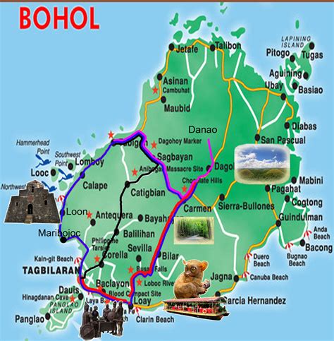 Bohol Map – Affordable Guest House in Bohol