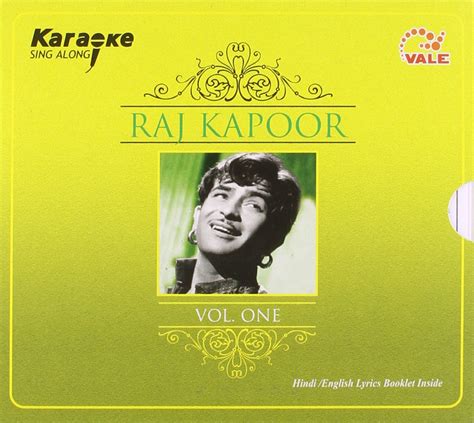 Karaoke Sing Along Raj Kapoor Vol 1 (Hindi / English Lyrics Booklet ...