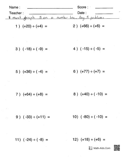 Integers Word Problems Worksheet | Integers worksheet, Subtracting ...