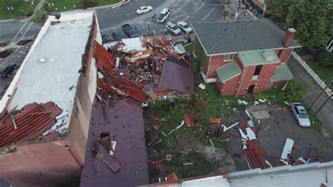 Severe weather destroys buildings in downtown Paoli, Indiana | whas11.com