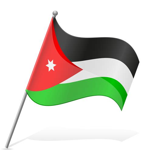 Jordan Flag Clipart