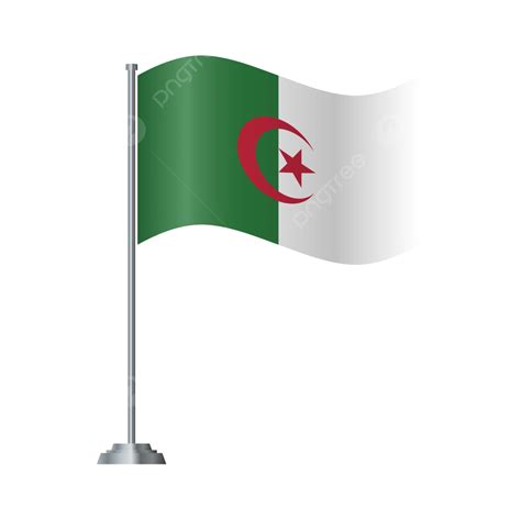 Bendera Algeria, Aljazair, Bendera, Hari Algeria PNG dan Vektor dengan ...