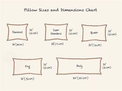 Pillow Sizes & Dimensions Guide | DreamCloud