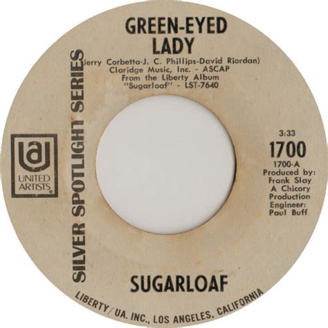 Sugarloaf - Green-Eyed Lady (Vinyl) | Discogs