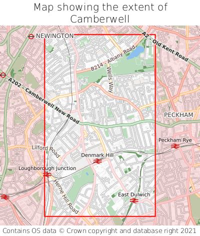 Where is Camberwell? Camberwell on a map