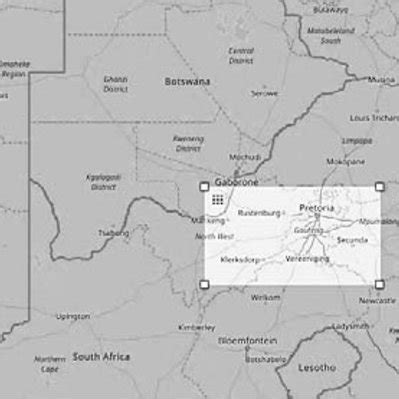 Location map of the study area (highlighted area) within the Highveld ...