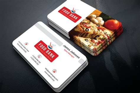 Food Business Card ~ Business Card Templates ~ Creative Market