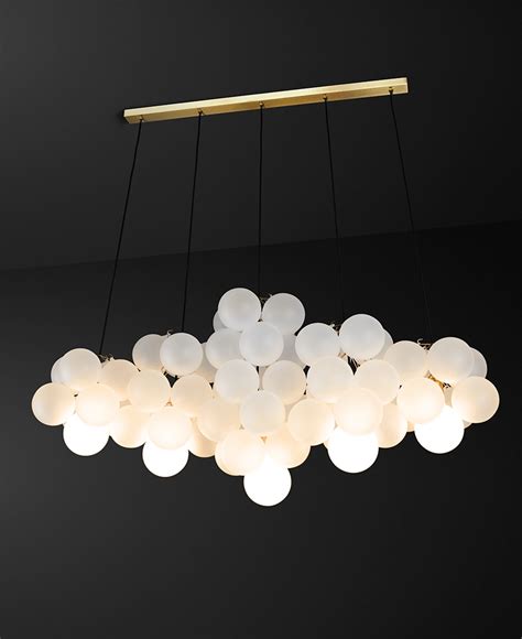 Gold XL Bubble Cloud Chandelier | Dowsing & Reynolds