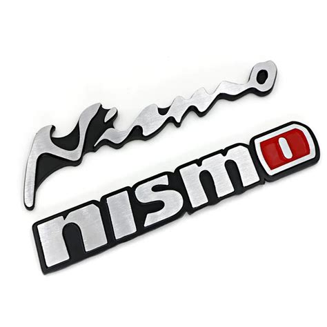 3D Aluminum NISMO Sticker NISMO Badge Emblem Decal Sticker For Nissan ...