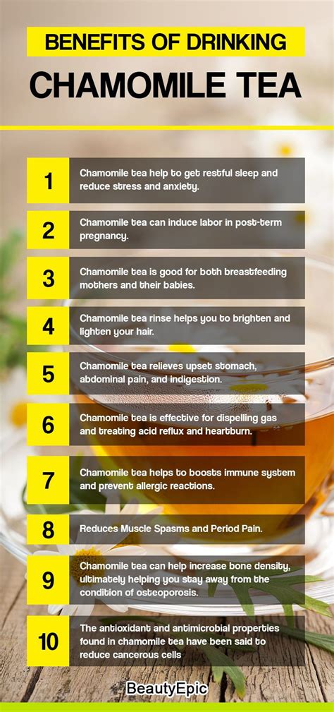 Top 13 benefits of chamomile tea chamomile tea recipes – Artofit