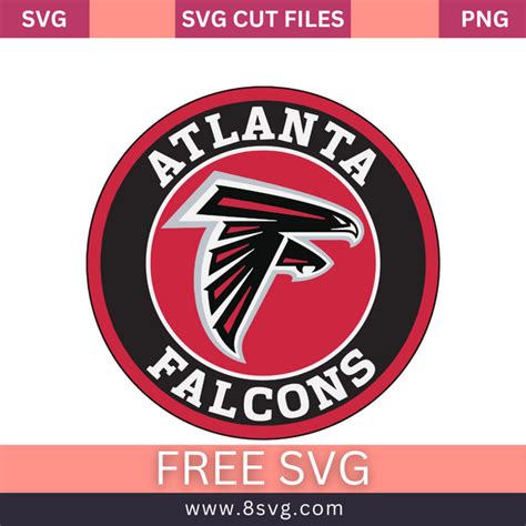 Atlanta Falcons Circle Logo SVG Free - NFL Cut File for Cricut – RNOSA ...