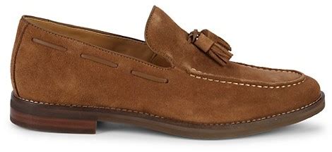 Sperry Gold Cup Exeter Tassel Suede Penny Loafers - ShopStyle