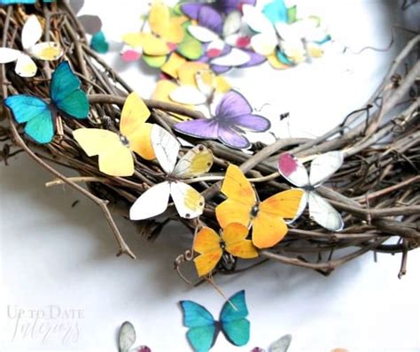 Butterfly Spring Wreath | Up to Date Interiors