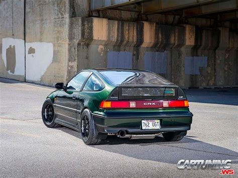 Modified Honda CRX, back