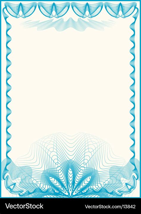 Certificate border Royalty Free Vector Image - VectorStock