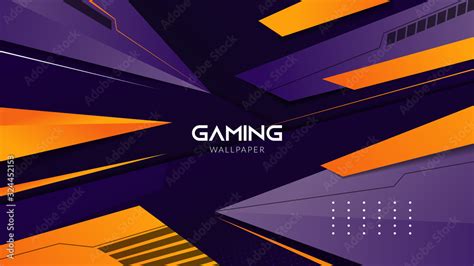 3d Modern Abstract Gaming Wallpaper Background 4k Stock Vector | Adobe ...