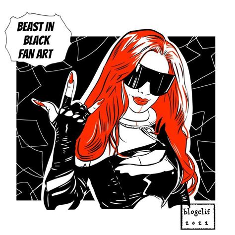 “Beast in Black” Album Cover Fan Art @azuracosplayofficial : r/GothFanArt