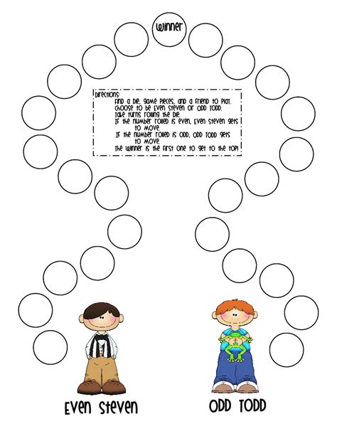 Even Steven And Odd Todd Printable - Printable Word Searches