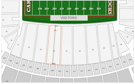 Williams Brice Stadium Seating Chart By Rows | Bruin Blog