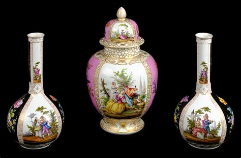 Lot 85 - Dresden Porcelain. A late 19th century