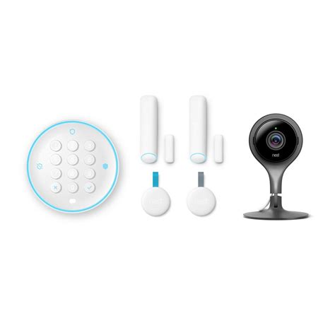 Google Nest Secure Alarm System with Google Nest Cam Indoor Security ...