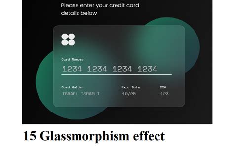 15 CSS Glassmorphism Effects (Demo + Code)