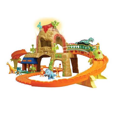 Dinosaur Train Time Tunnel Mountain Motorized Train Set | Dinosaur ...